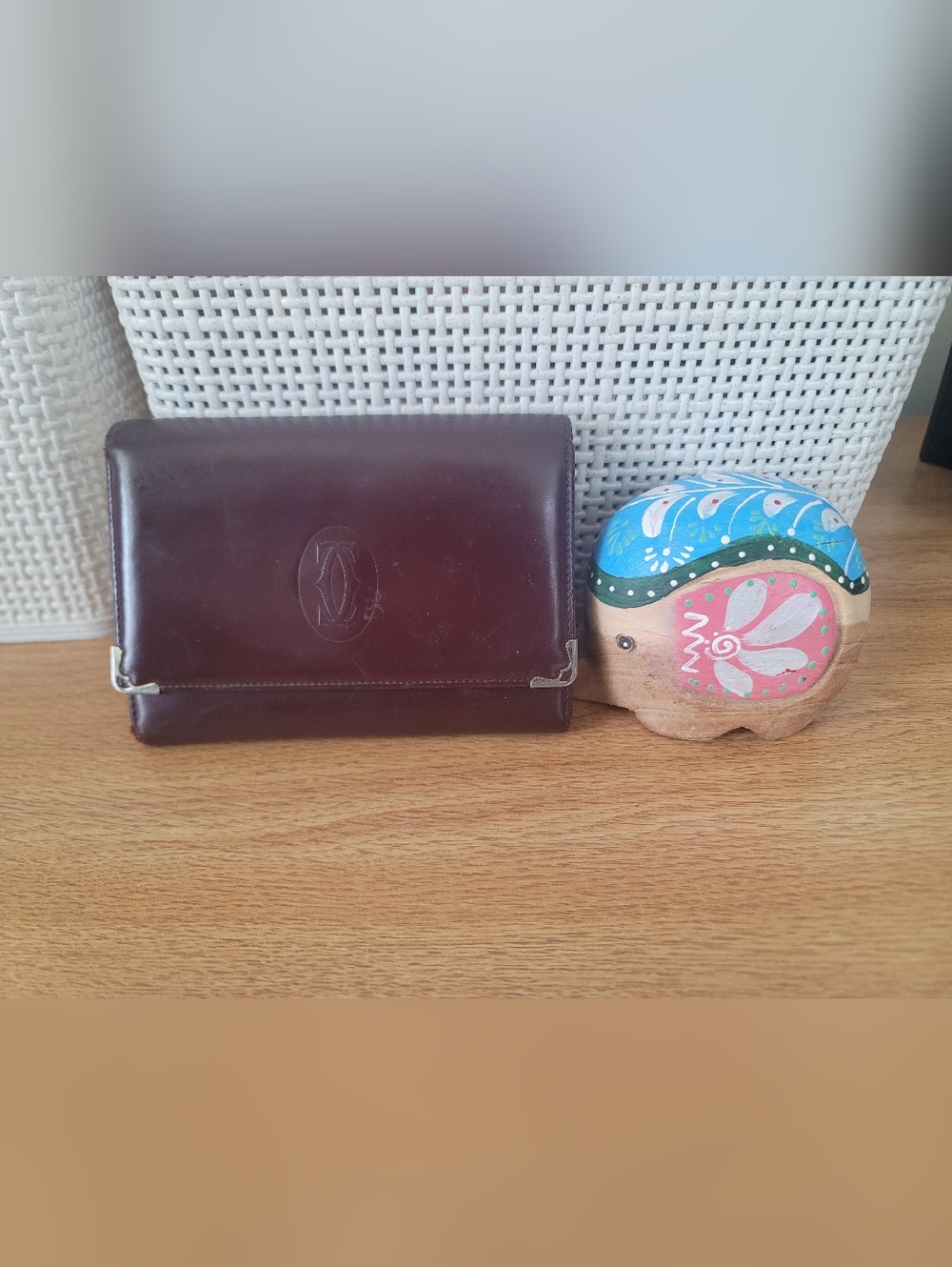 Cartier Patent Leather Vintage Wallet